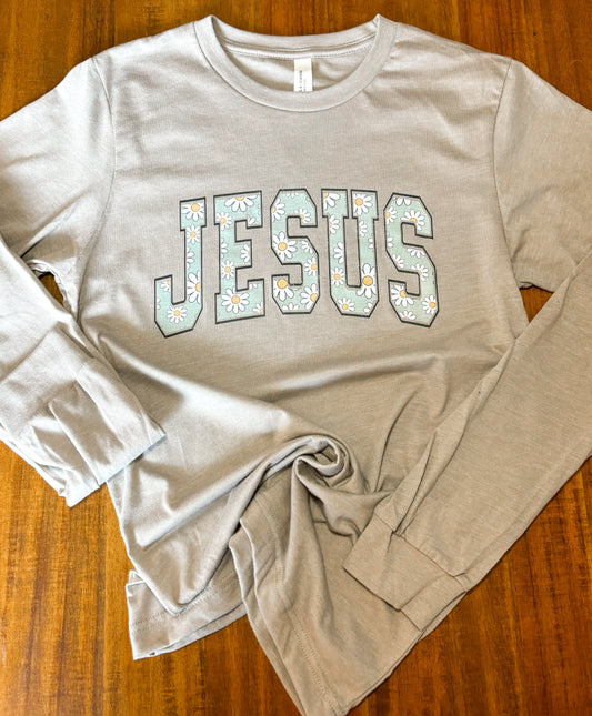 JESUS Floral Long Sleeve